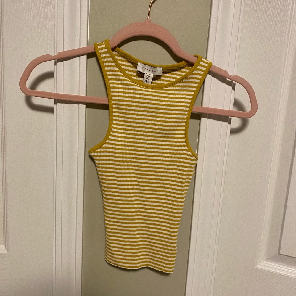 Sleeveless crop top